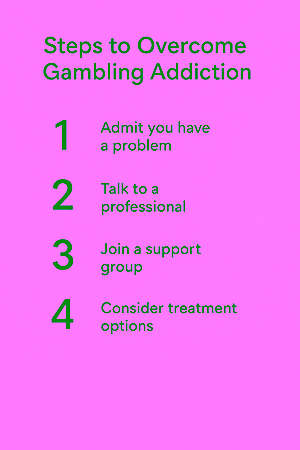 steps to take to overcome gambling addiction